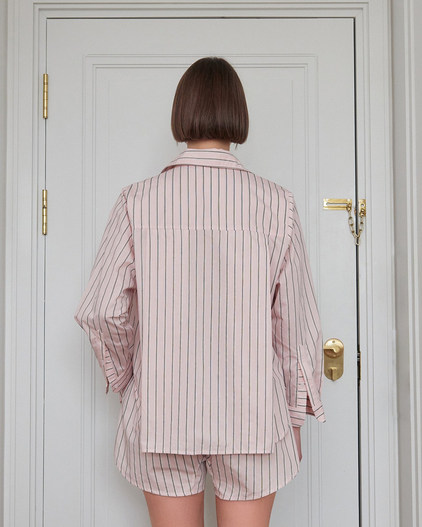 PJ SHIRT (PINK STRIPE)