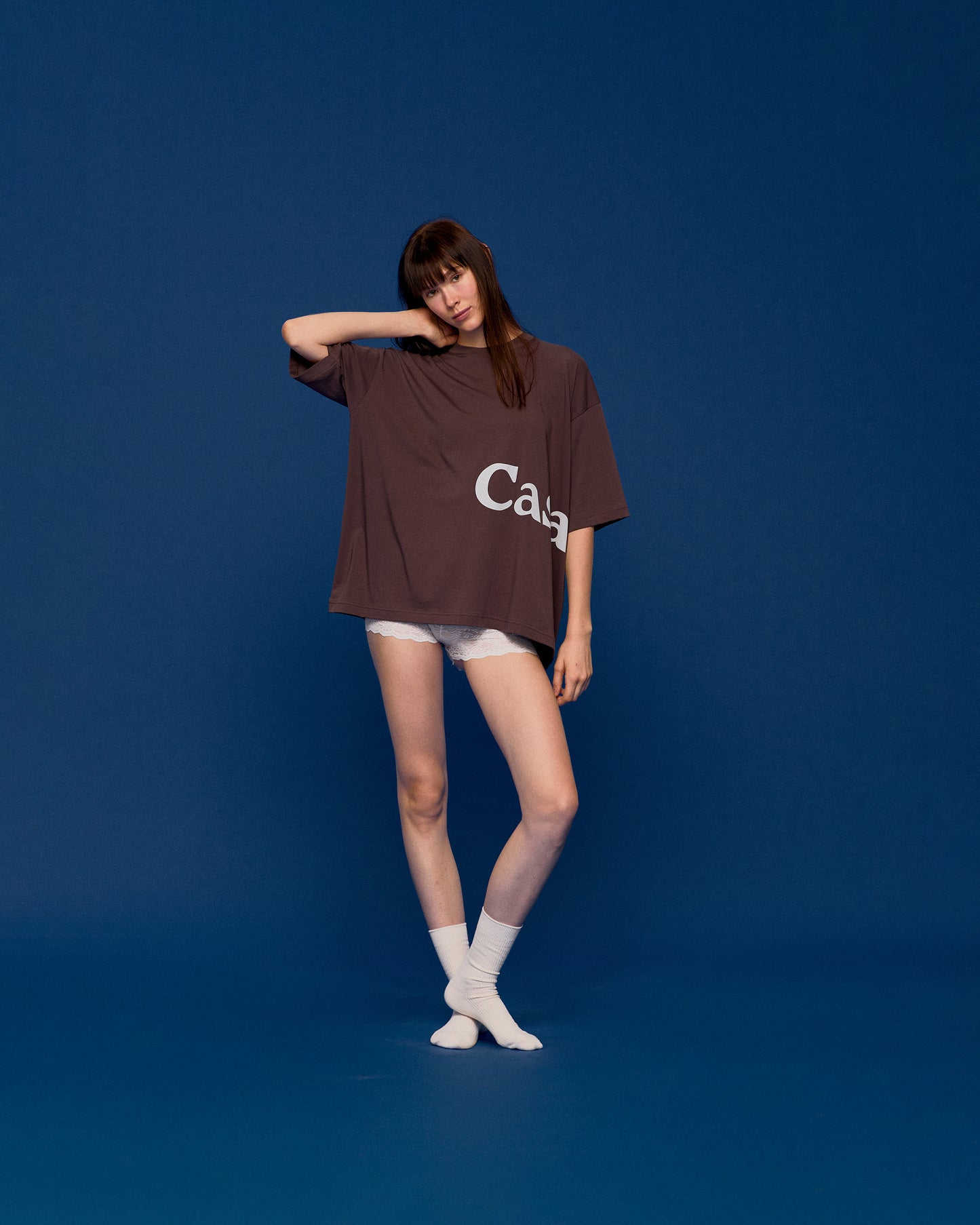 TEE C LOGO (BROWN)