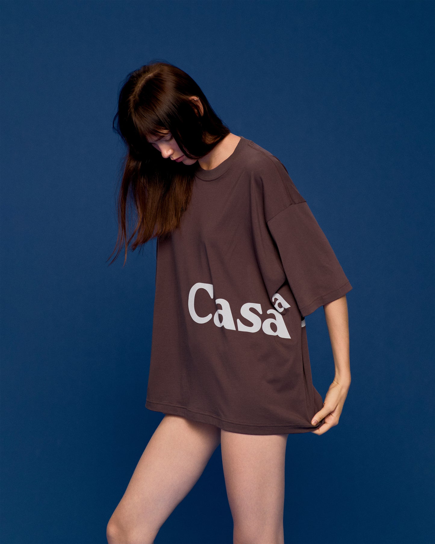 TEE C LOGO (BROWN)