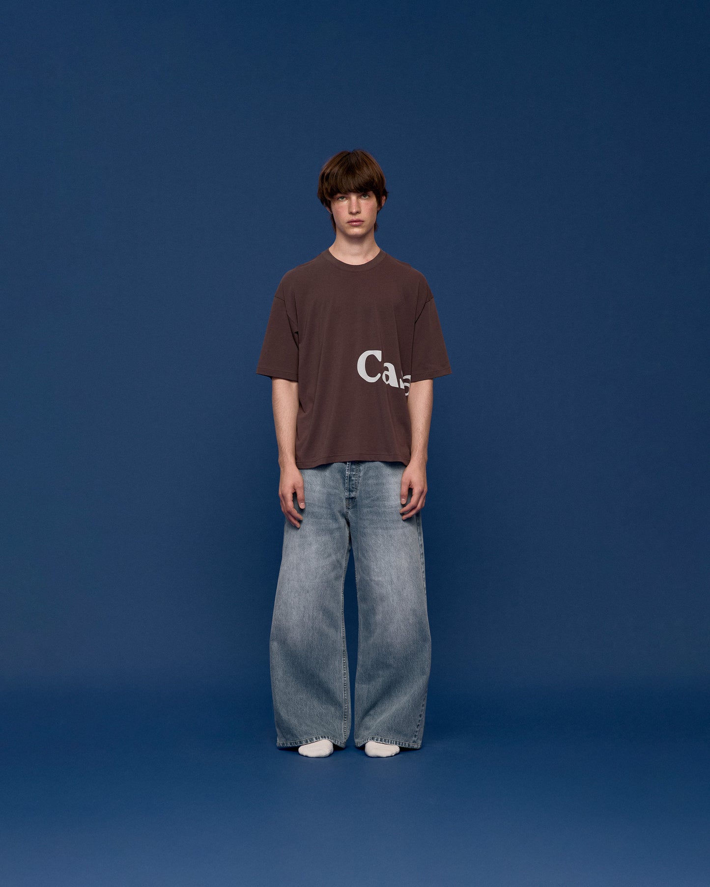 TEE C LOGO (BROWN)