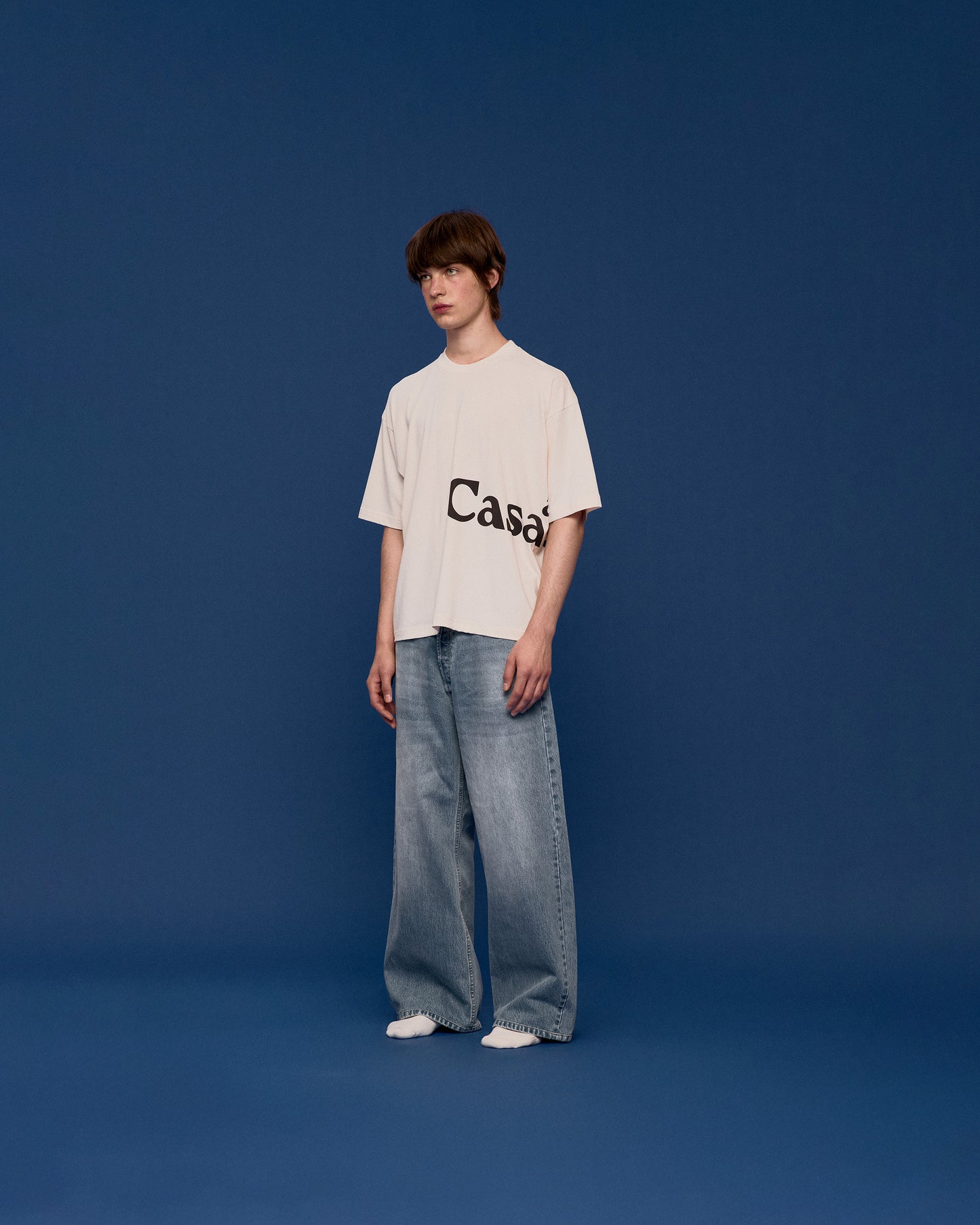 TEE C LOGO (CREAM)