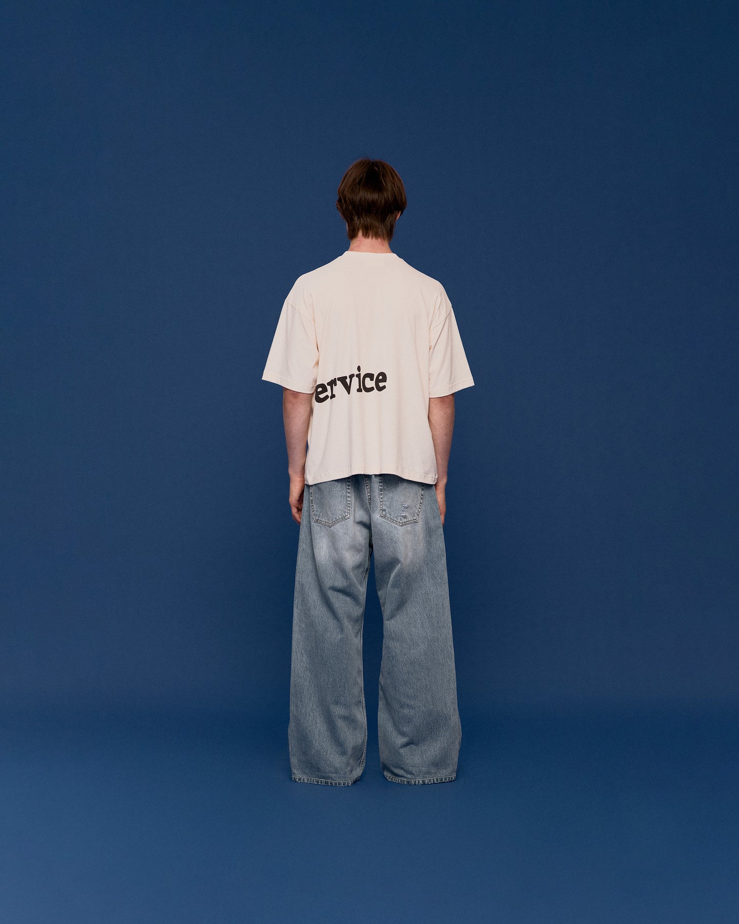 TEE C LOGO (CREAM)