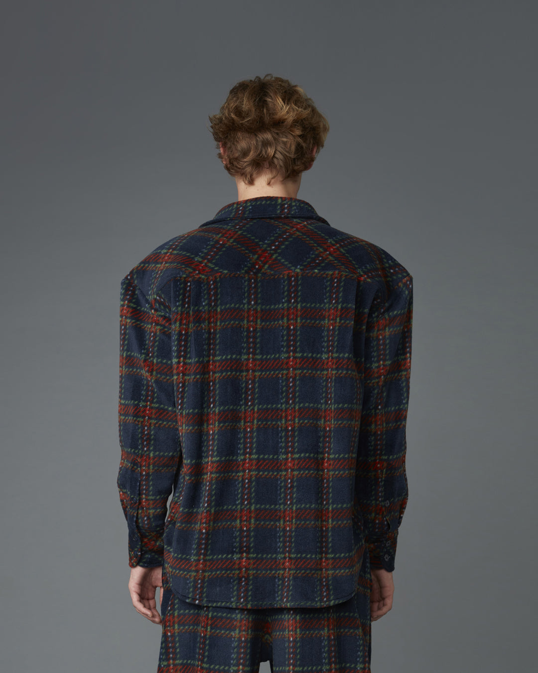 FLEECE SHIRT (SCOTCH NAVY)