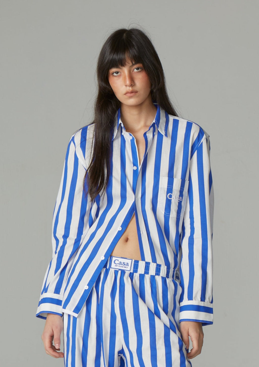 BIG STRIPE PJ SHIRT