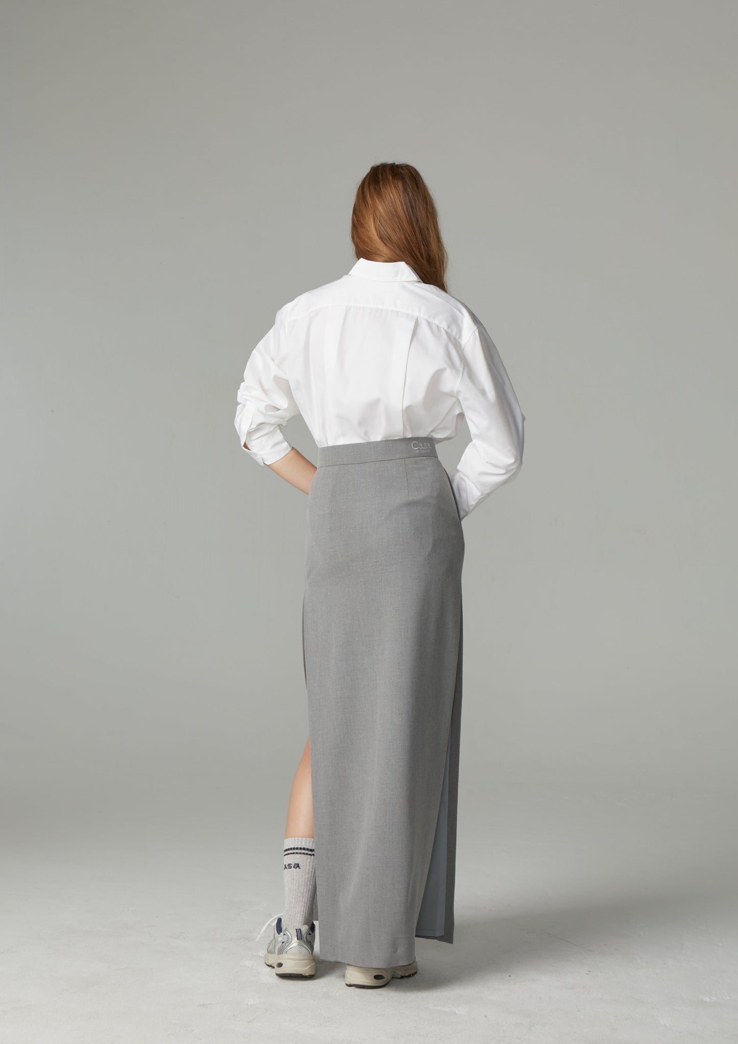 LIGHT GREY SKIRT
