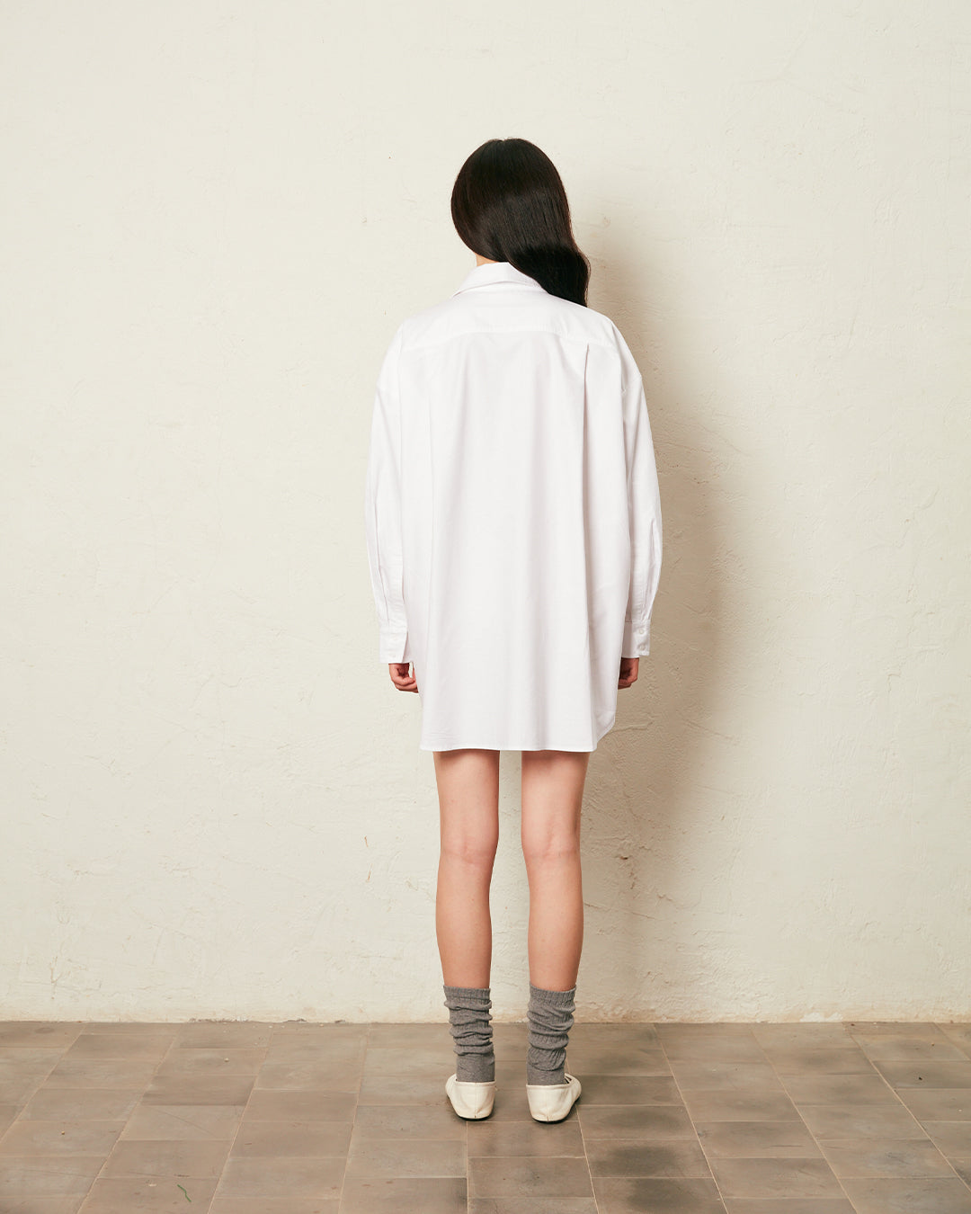 WHITE SHIRT DRESS