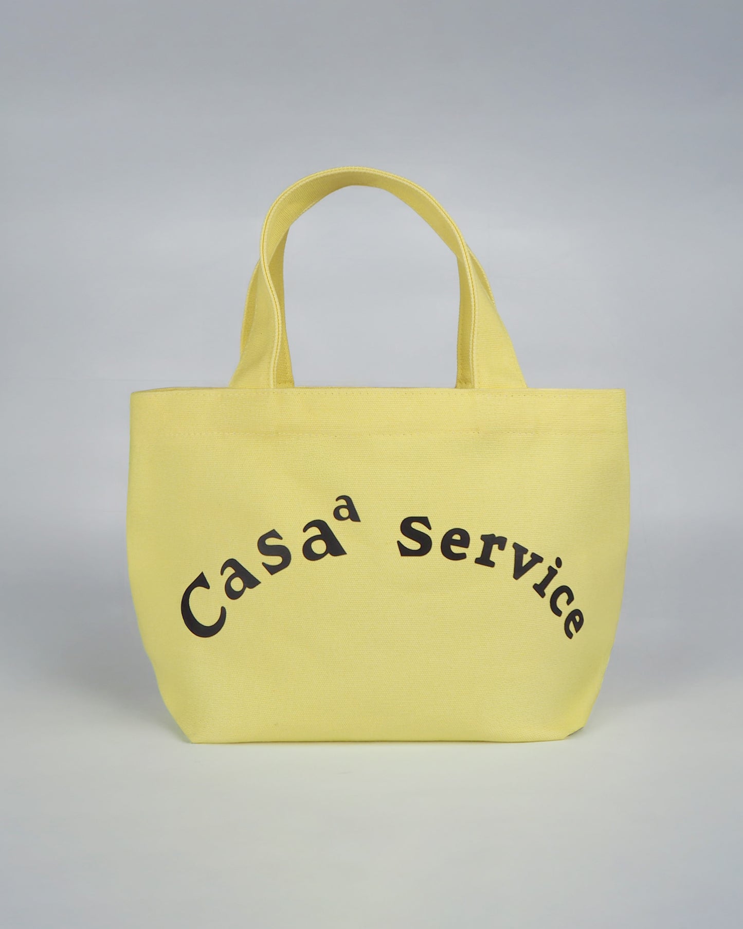 YELLOW CANVAS TOTE