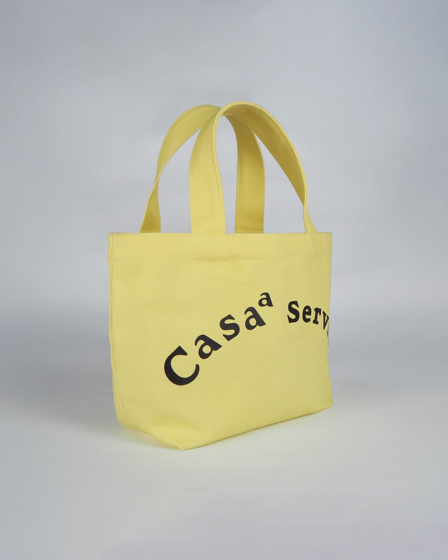 YELLOW CANVAS TOTE