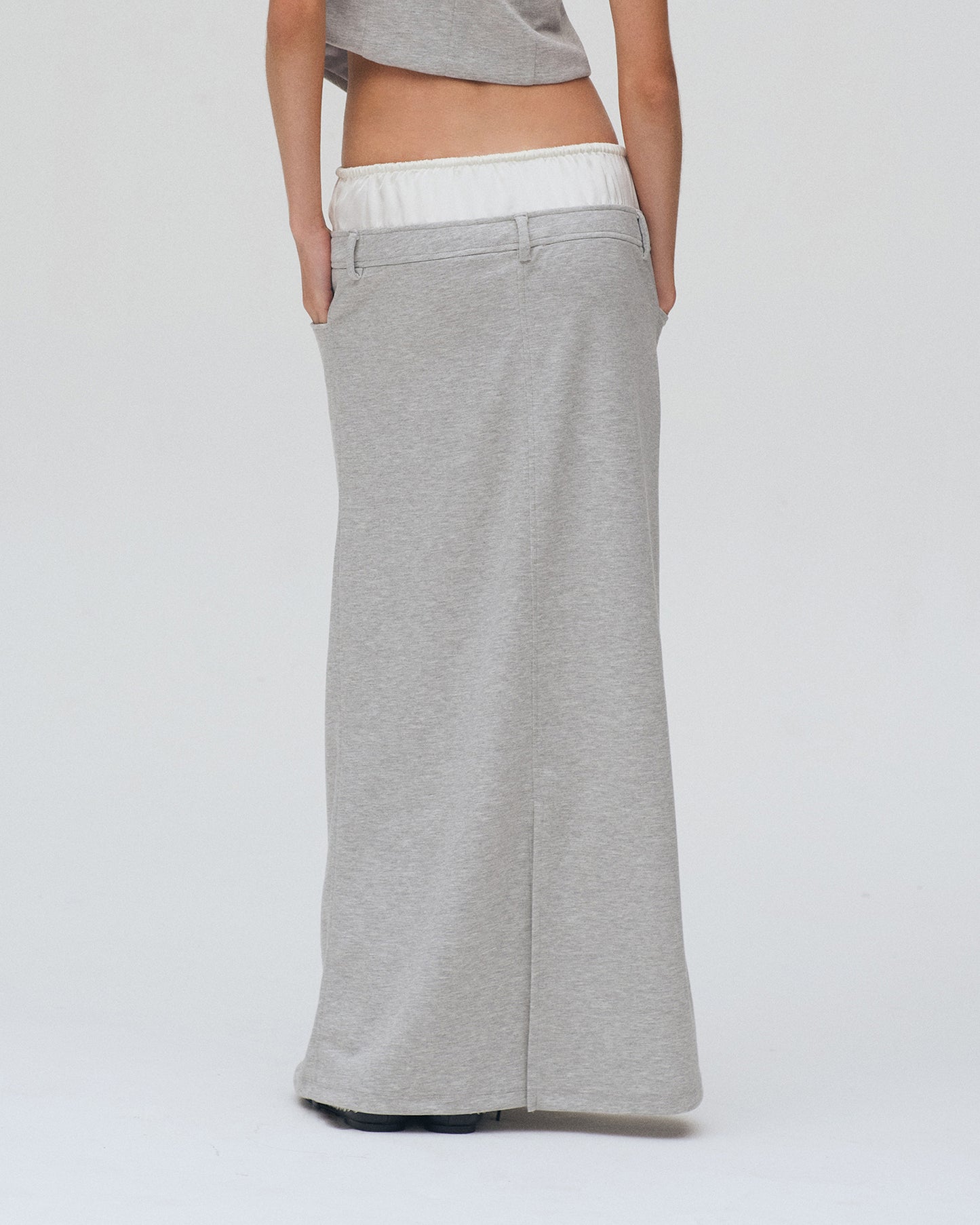 NEOPRENE SKIRT (LIGHT GREY)