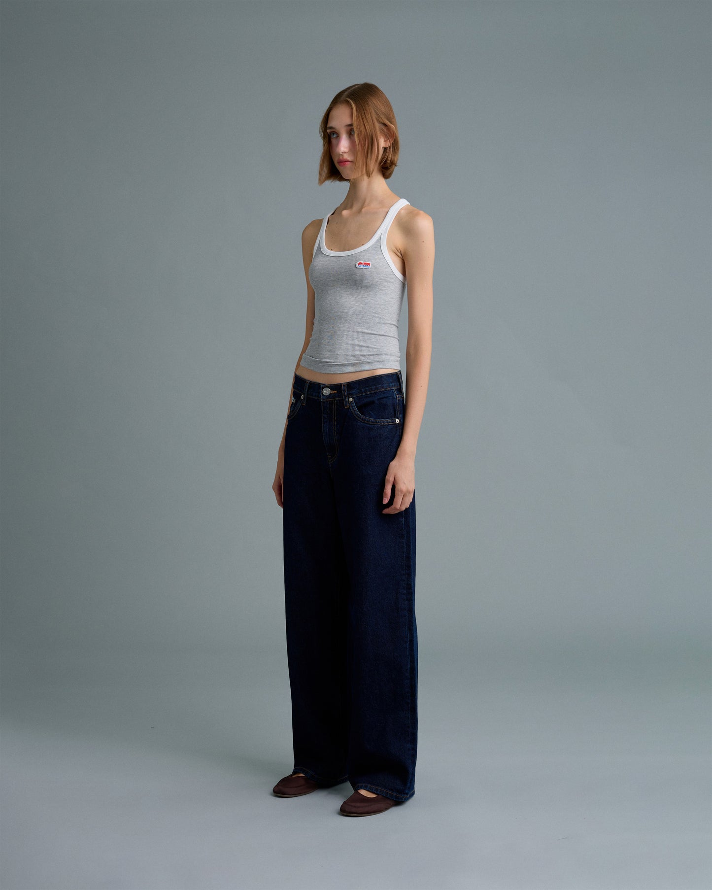 C DENIM STRAIGHT CUT