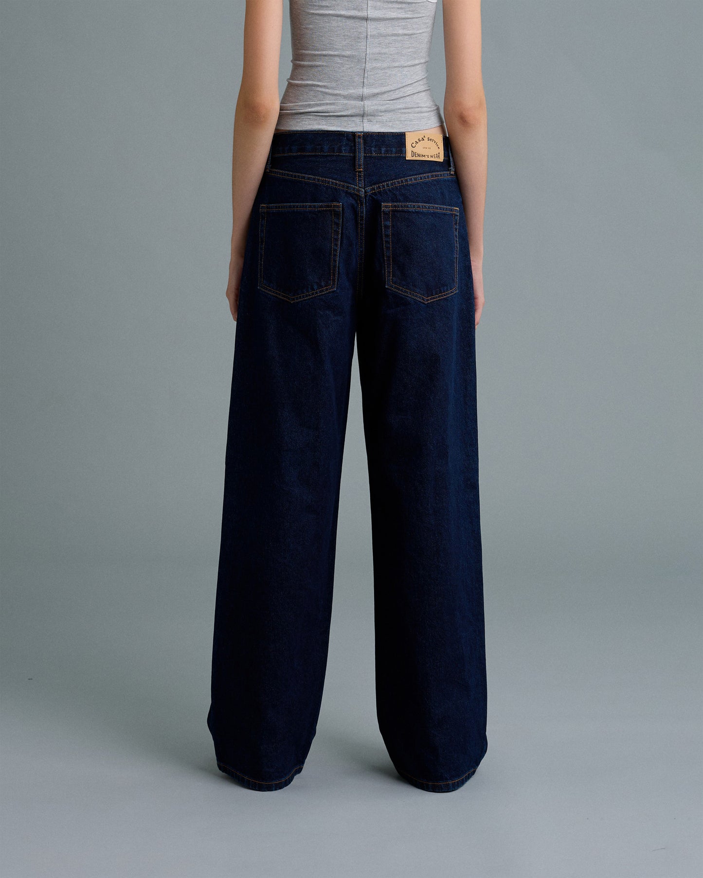 C DENIM STRAIGHT CUT