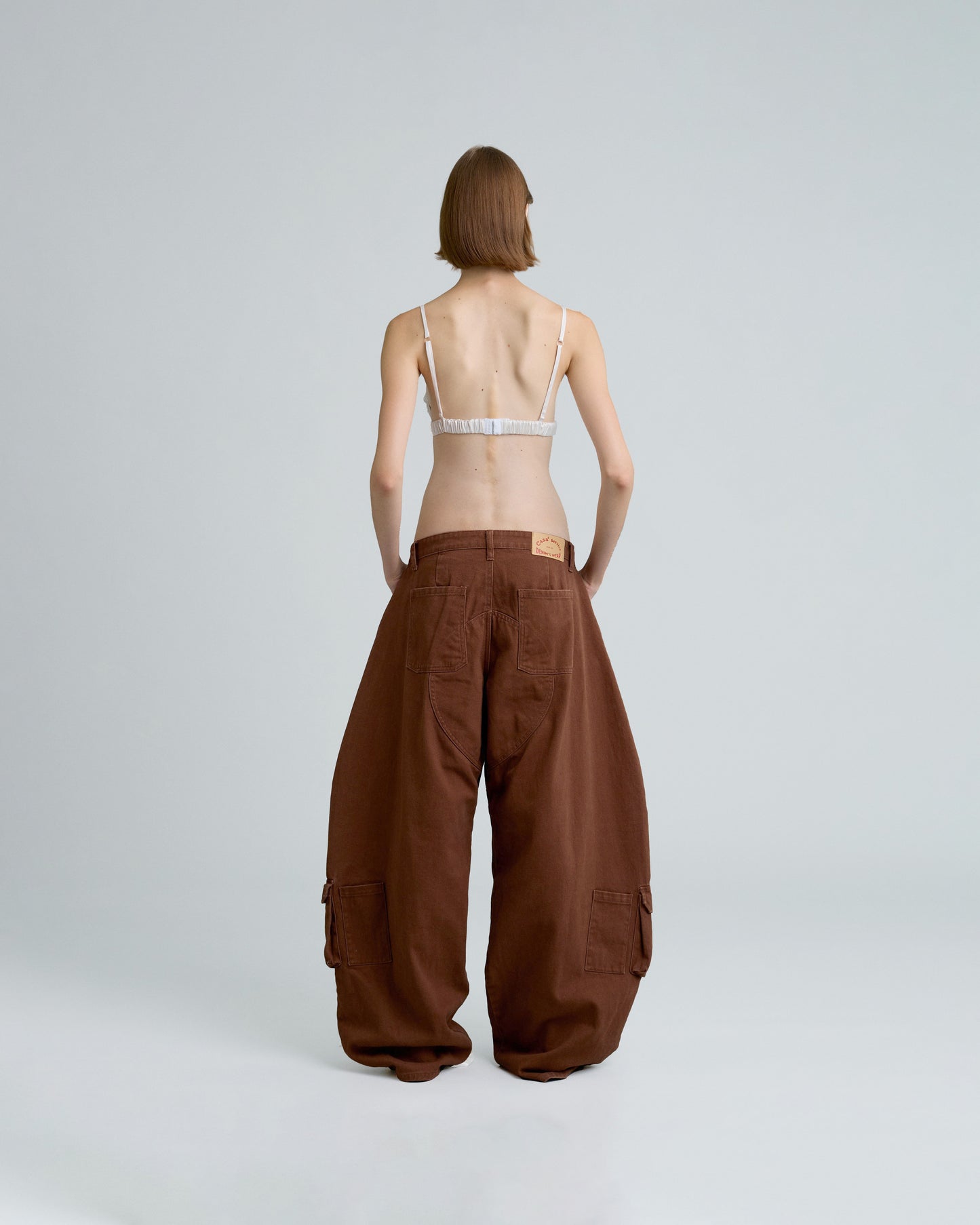 SATIN BRA (OFF WHITE)