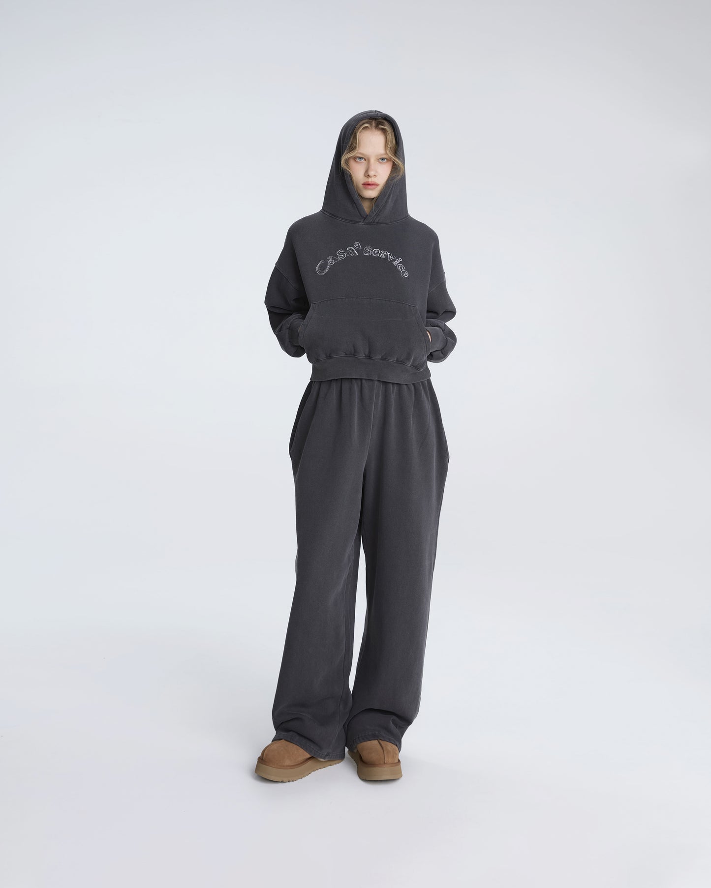 CASAA SERVICE HOODIE (DARK GREY)