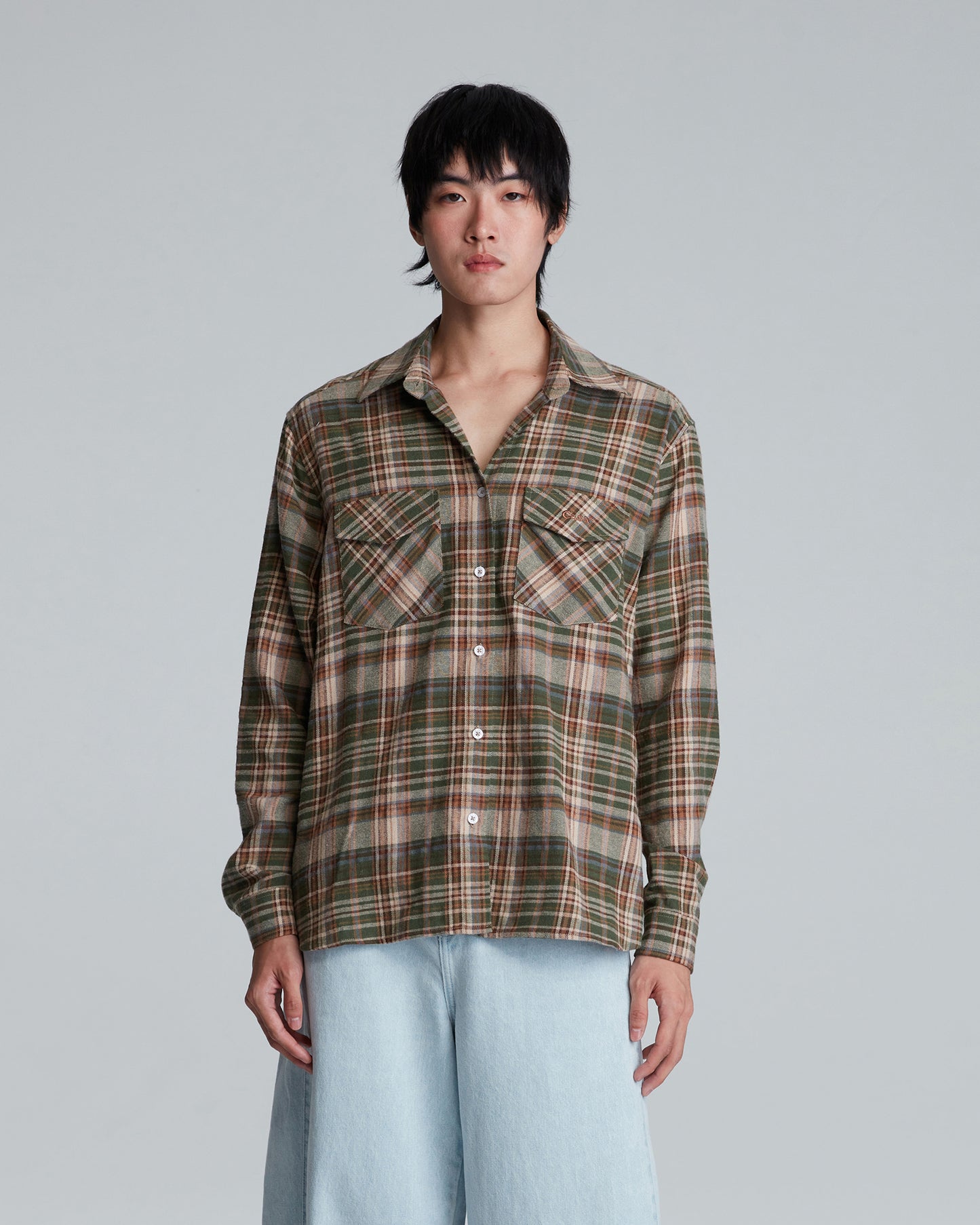 TARTAN SHIRT GREEN
