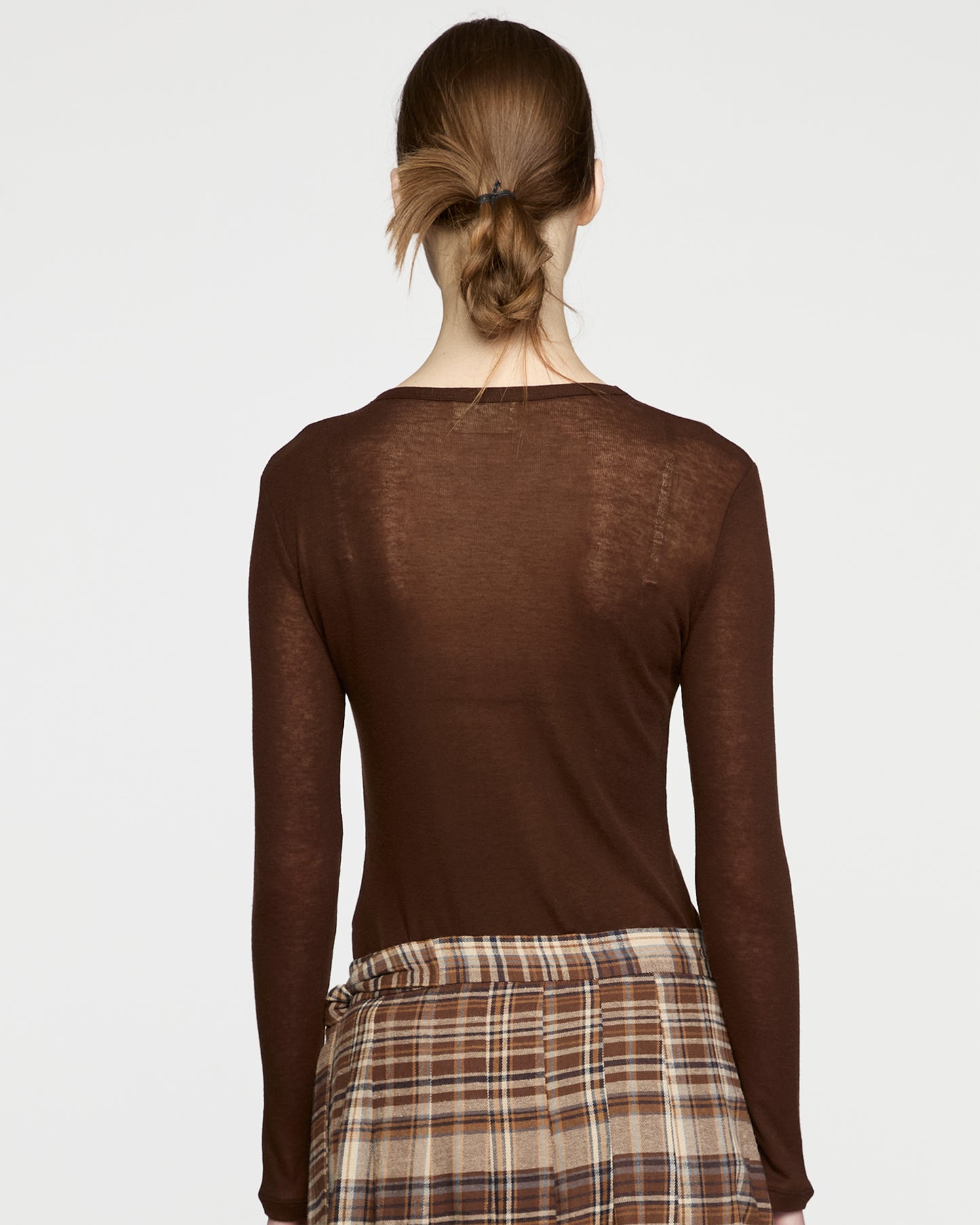 SHEER TOP (MOCHA)