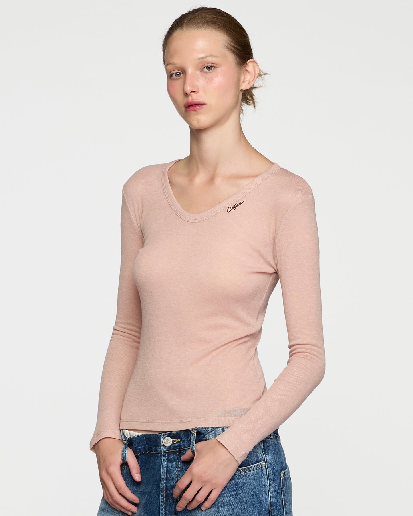 SHEER TOP (PINK)