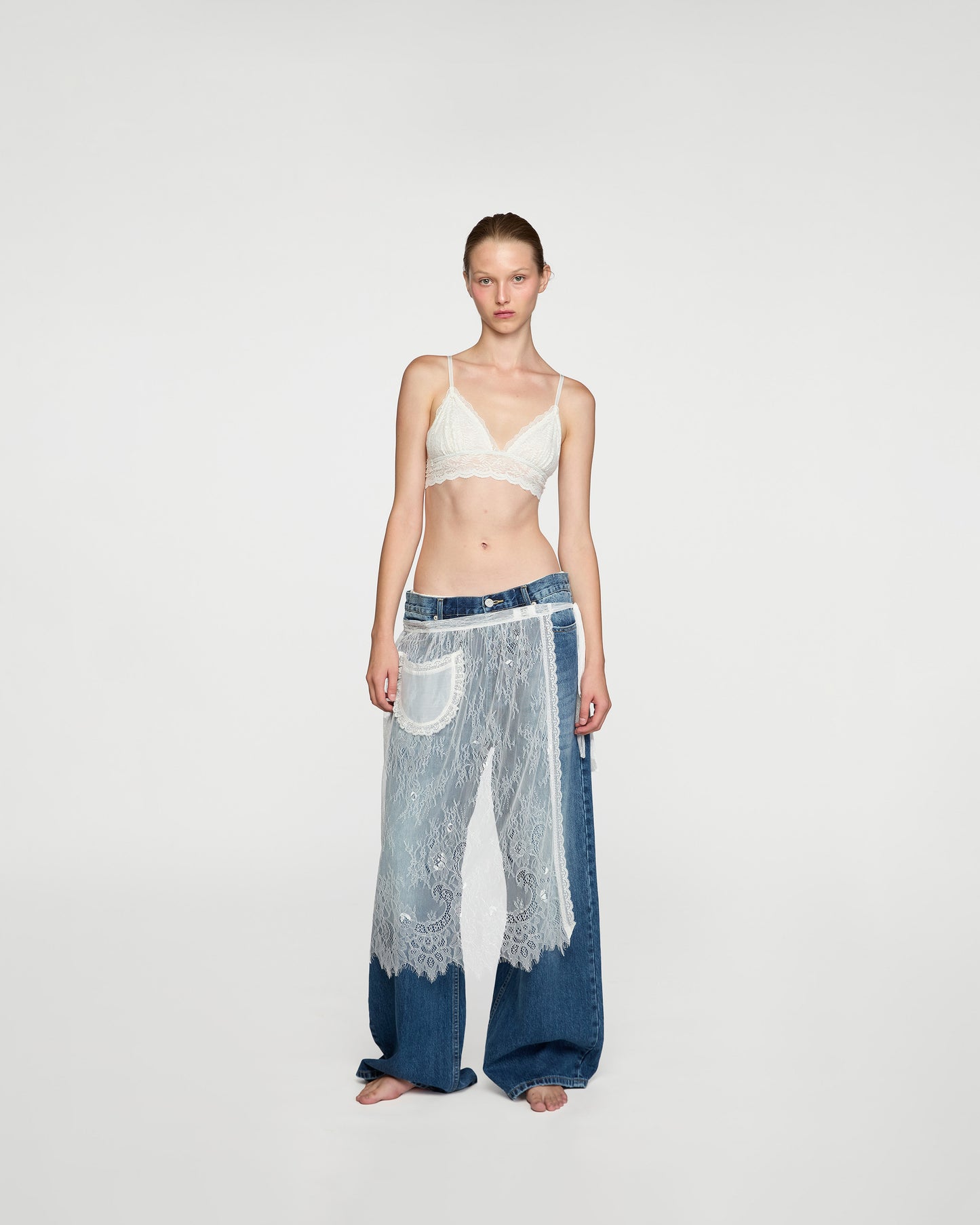 LACE WRAP SKIRT