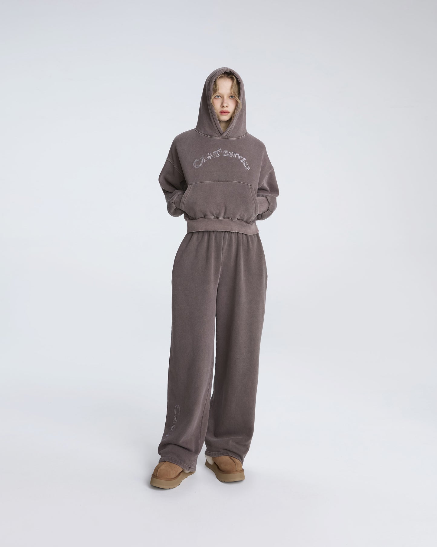 CASAA SERVICE HOODIE (MOCHA BROWN)