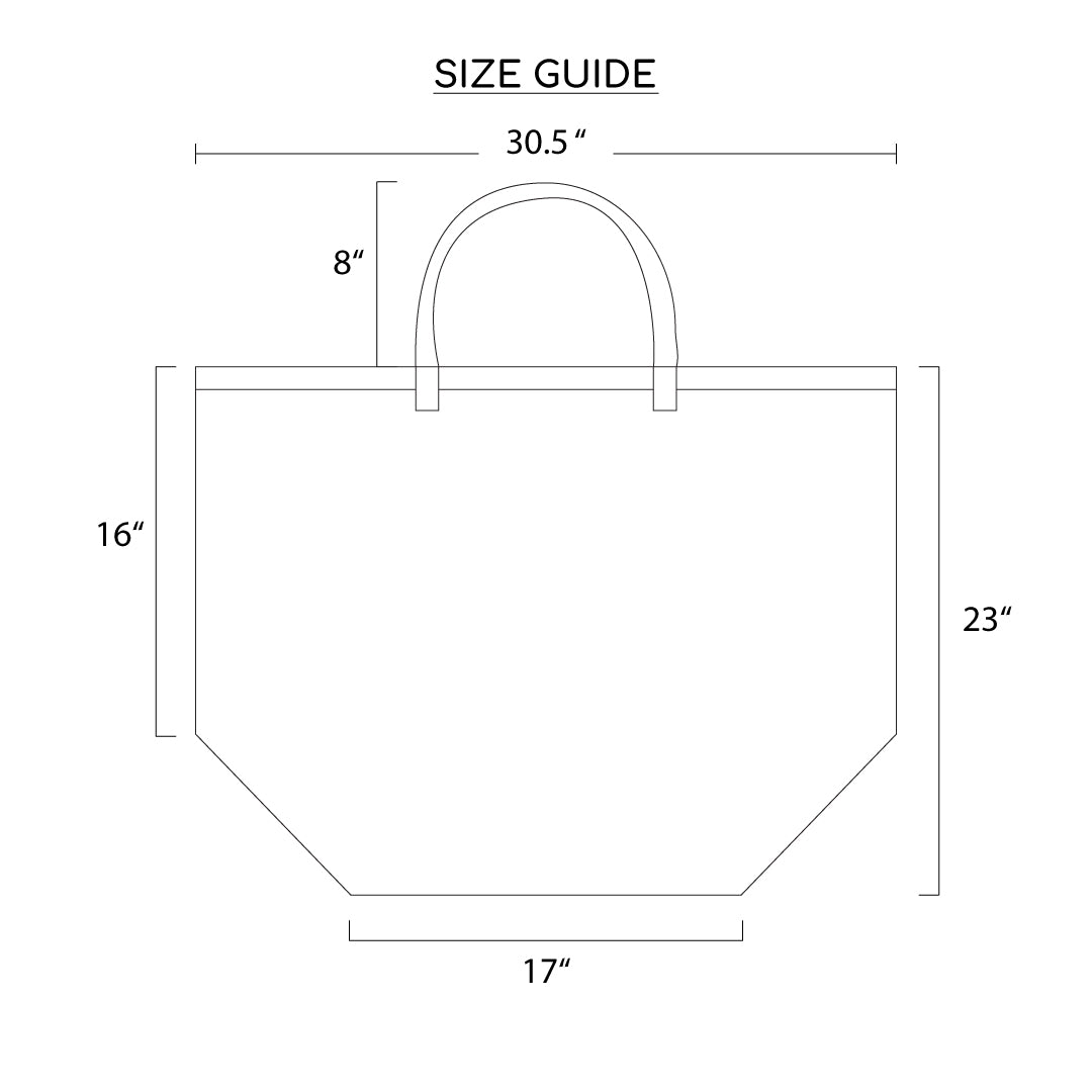 GIANT CANVAS TOTE BAG