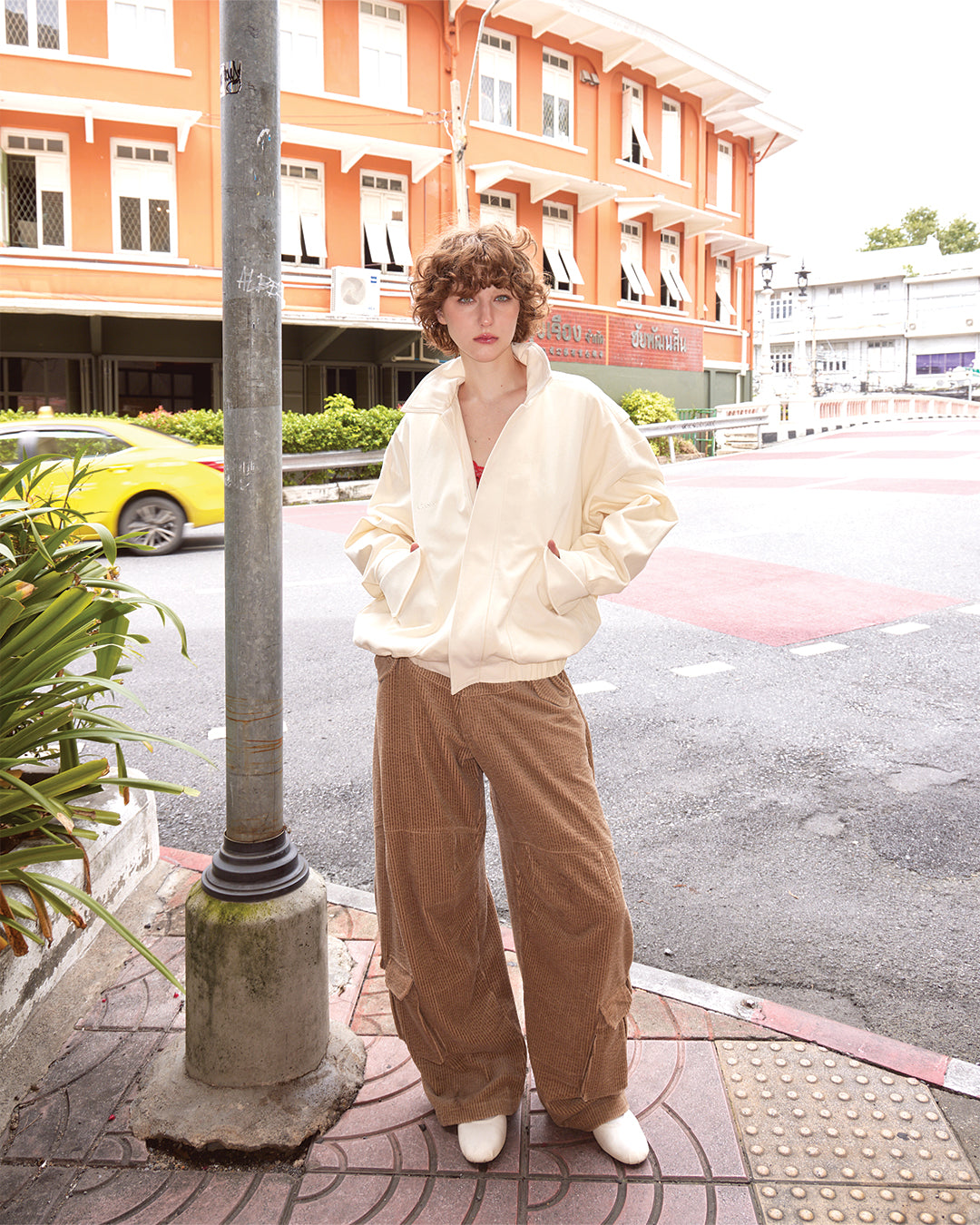 CANVAS SERVICE JACKET (CREAM)