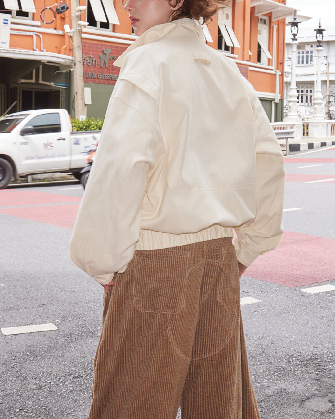 CANVAS SERVICE JACKET (CREAM)