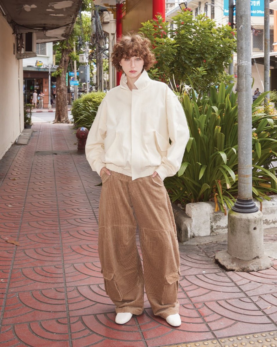 CANVAS SERVICE JACKET (CREAM)