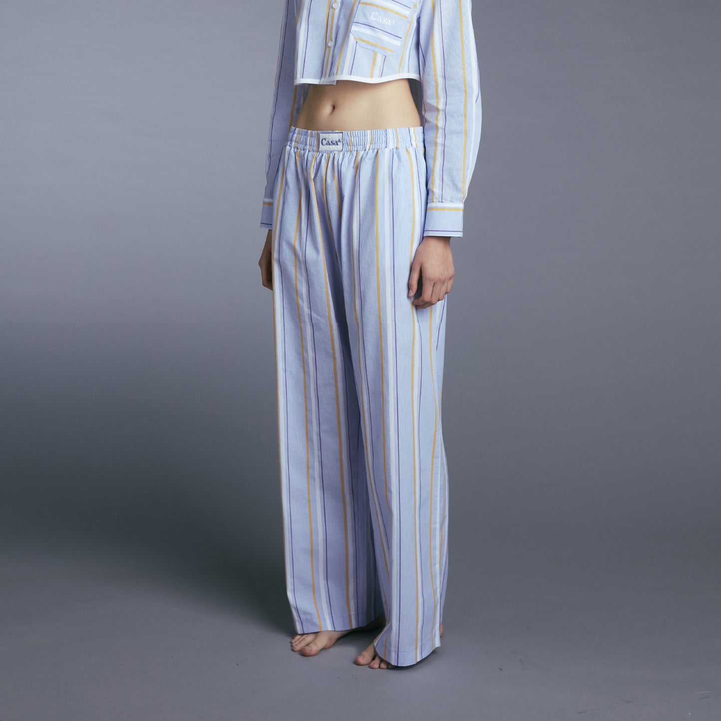 PJ PANTS BLUE/YELLOW