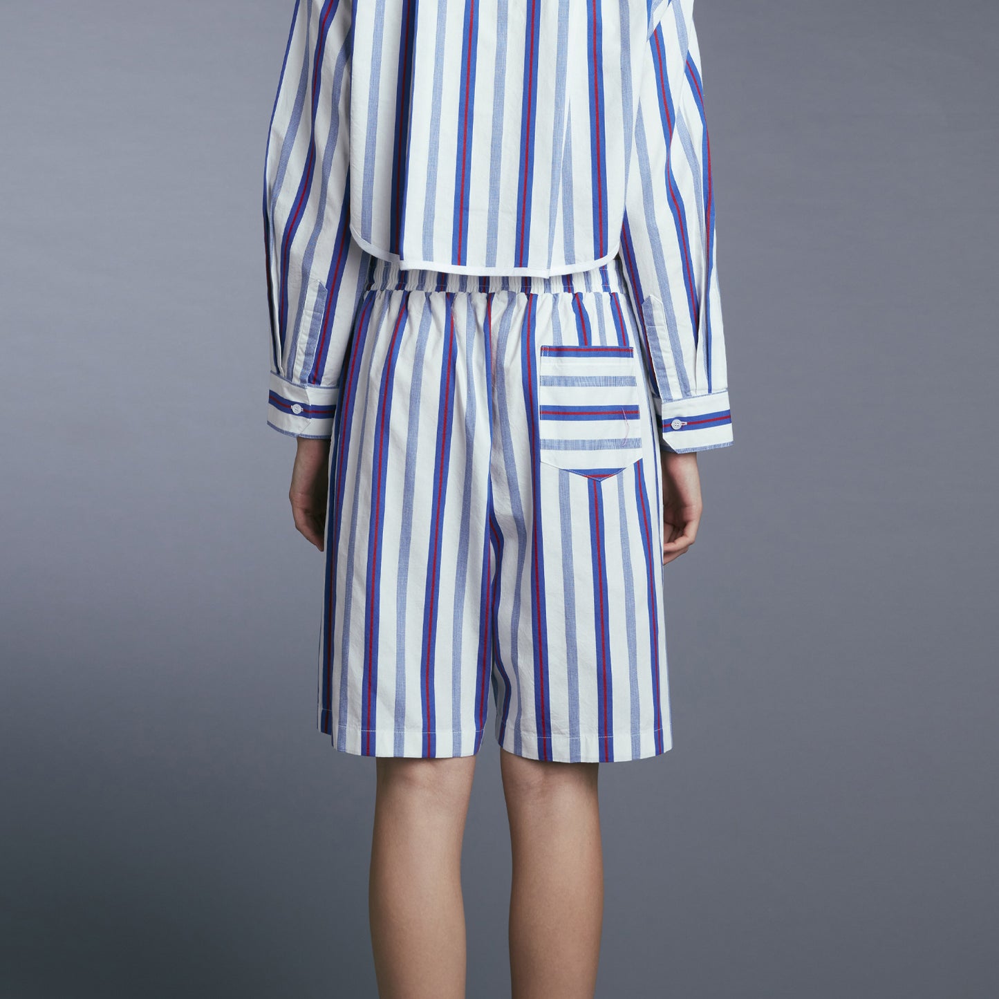 BERMUDA SHORTS NAVY/WHITE
