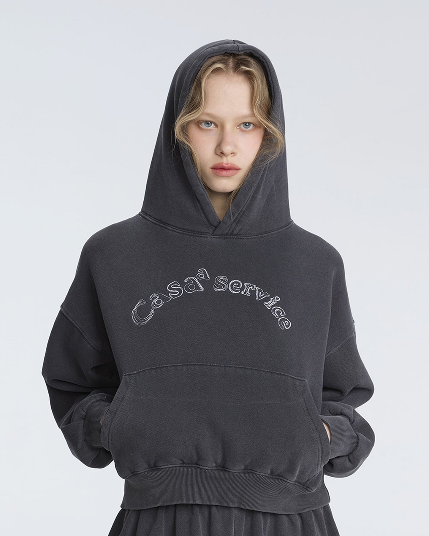CASAA SERVICE HOODIE (DARK GREY)