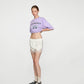 SATIN SKORT (OFF WHITE)