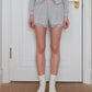 RIBBED SHORTS (GREY)