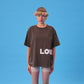 LOVE SERVICE TEE (GREY)