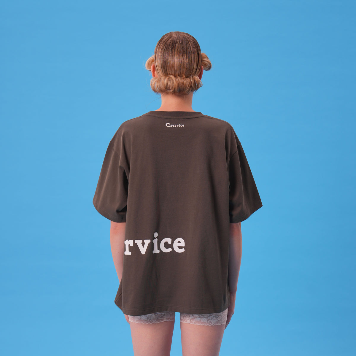 LOVE SERVICE TEE (GREY)