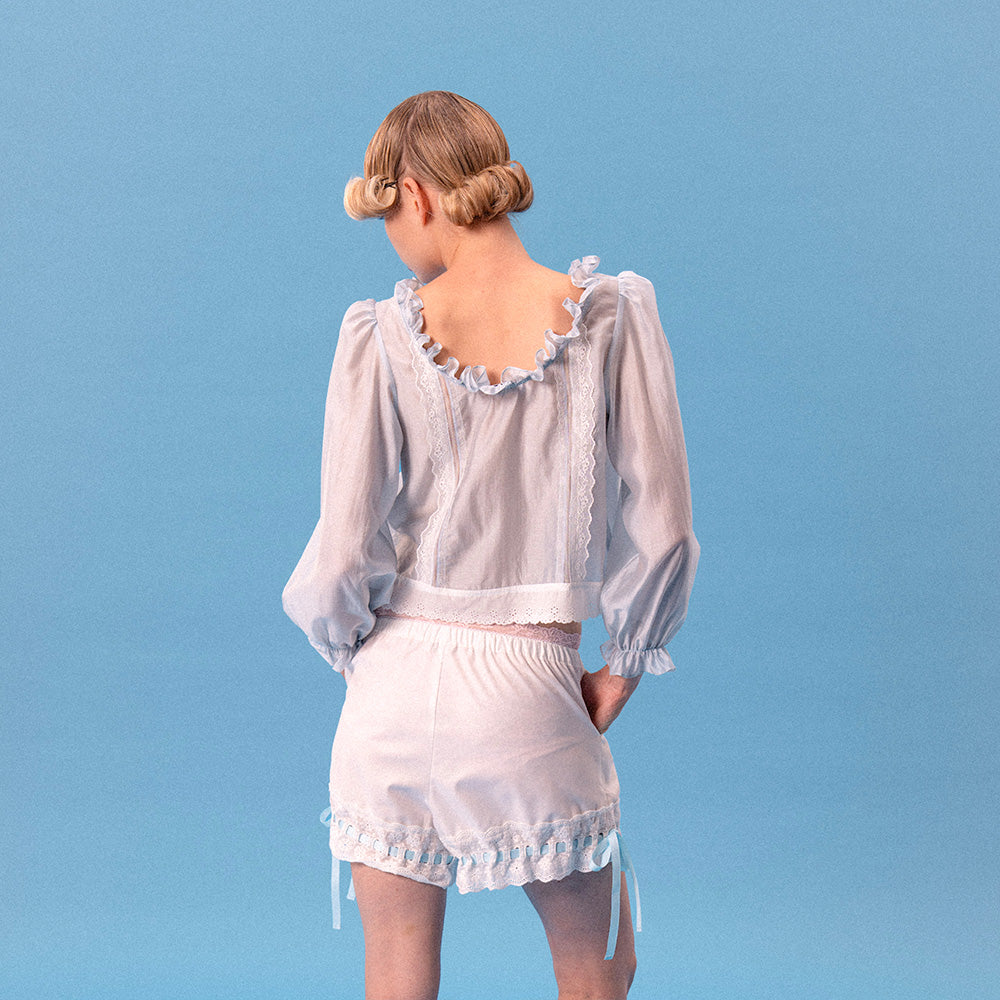 LOLITA LONG-SLEEVE TOP (BLUE)