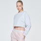 TERRY CROPPED TOP (GREY)