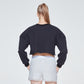 TERRY CROPPED TOP (BLACK)