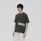 LOVE SERVICE TEE (GREY)