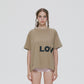 LOVE SERVICE TEE (KHAKI)