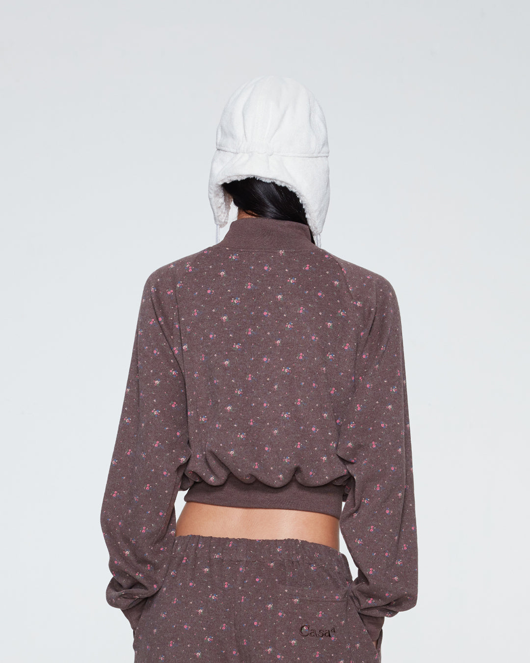KHLOE SWEATER (FLORAL BROWN)