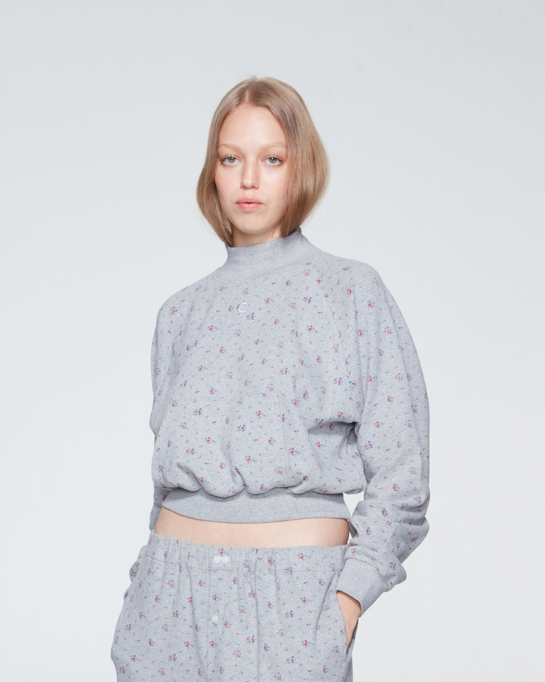 KHLOE SWEATER (FLORAL GREY)