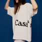 TEE C LOGO (CREAM)