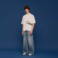 TEE C LOGO (CREAM)
