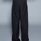 DOUBLE WAIST TROUSERS (BLACK)