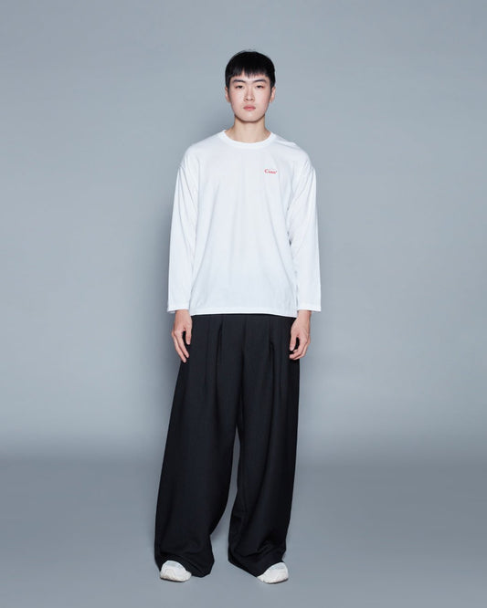 DOUBLE WAIST TROUSERS (BLACK)