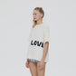 LOVE SERVICE TEE (CREAM)