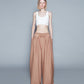 DOUBLE WAIST TROUSERS (BROWN)