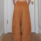 CORDUROY BALLOON PANTS (BROWN)
