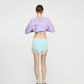 SATIN SKORT (BLUE)