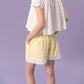 C COTTON SHORTS (YELLOW)