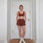 PJ SHORTS (MOCHA)